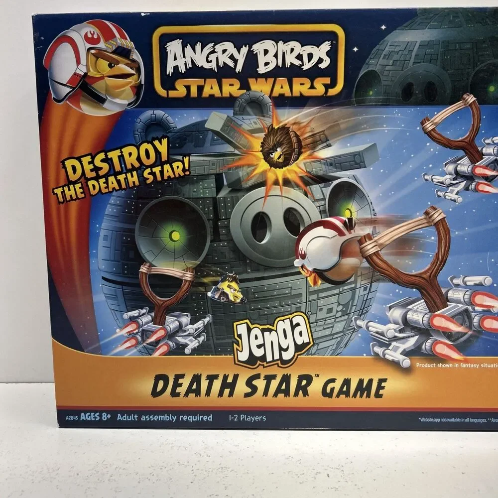 Angry Birds: Star Wars – Jenga‎ Death Star Game Hasbro Complete Great Condition